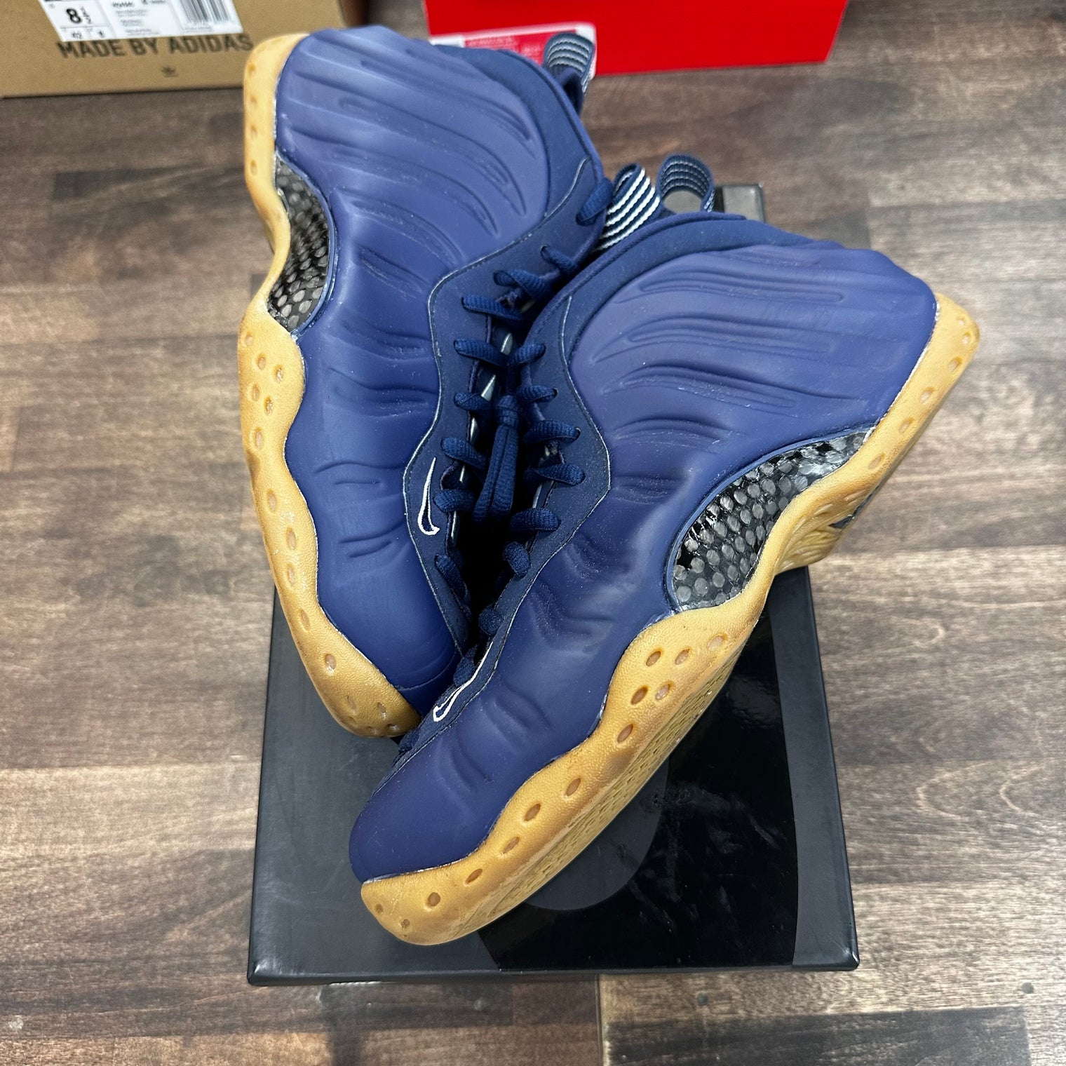 Navy Gum Foamposite One (USED)