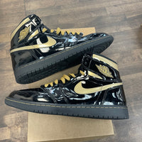 Black Metallic Gold Jordan 1 High (USED, No Box)