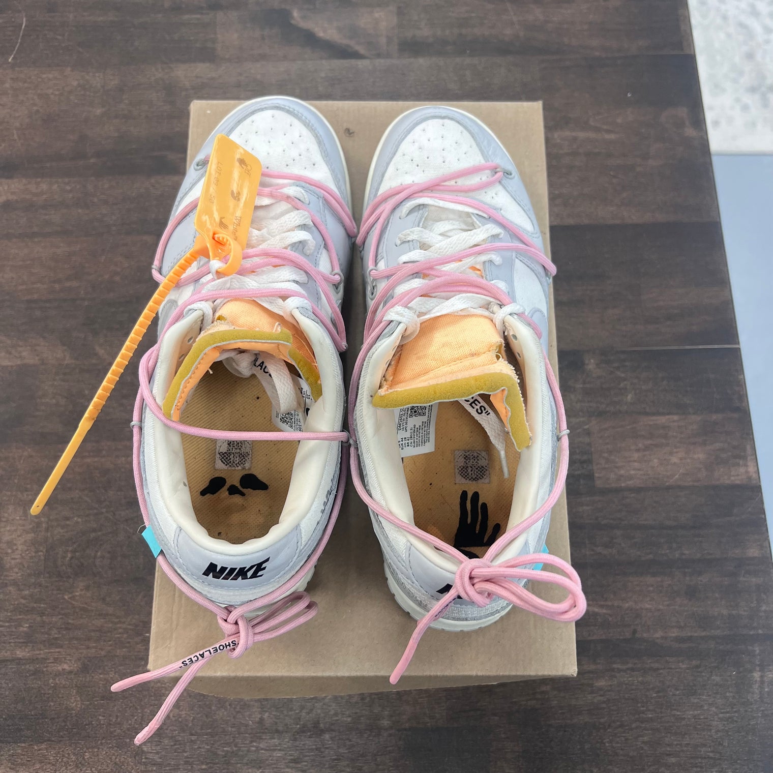 Lot 09 of 50 Off-White Dunk Low (USED, No Box)