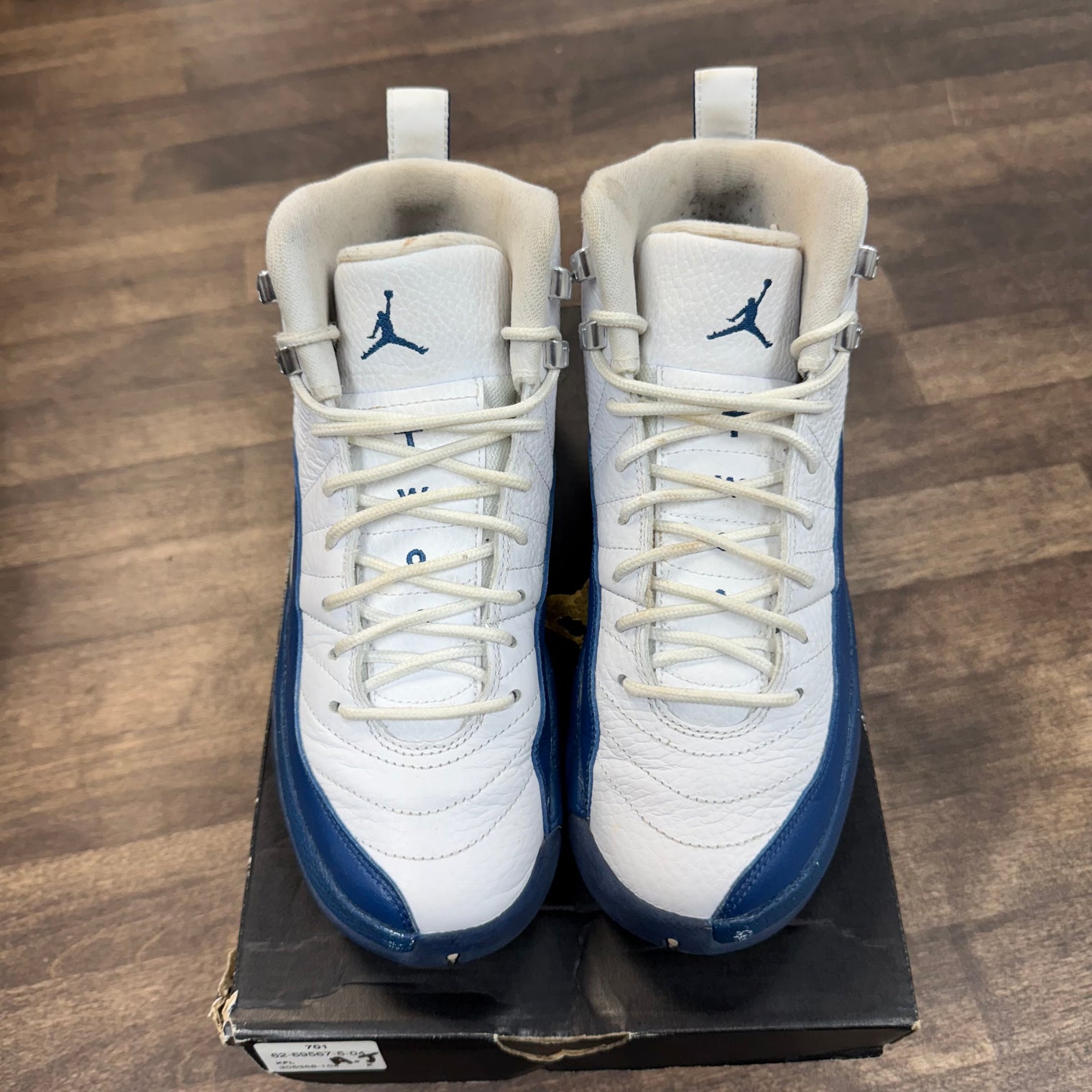 French Blue Jordan 12 (GS) (USED, Replacement Box)