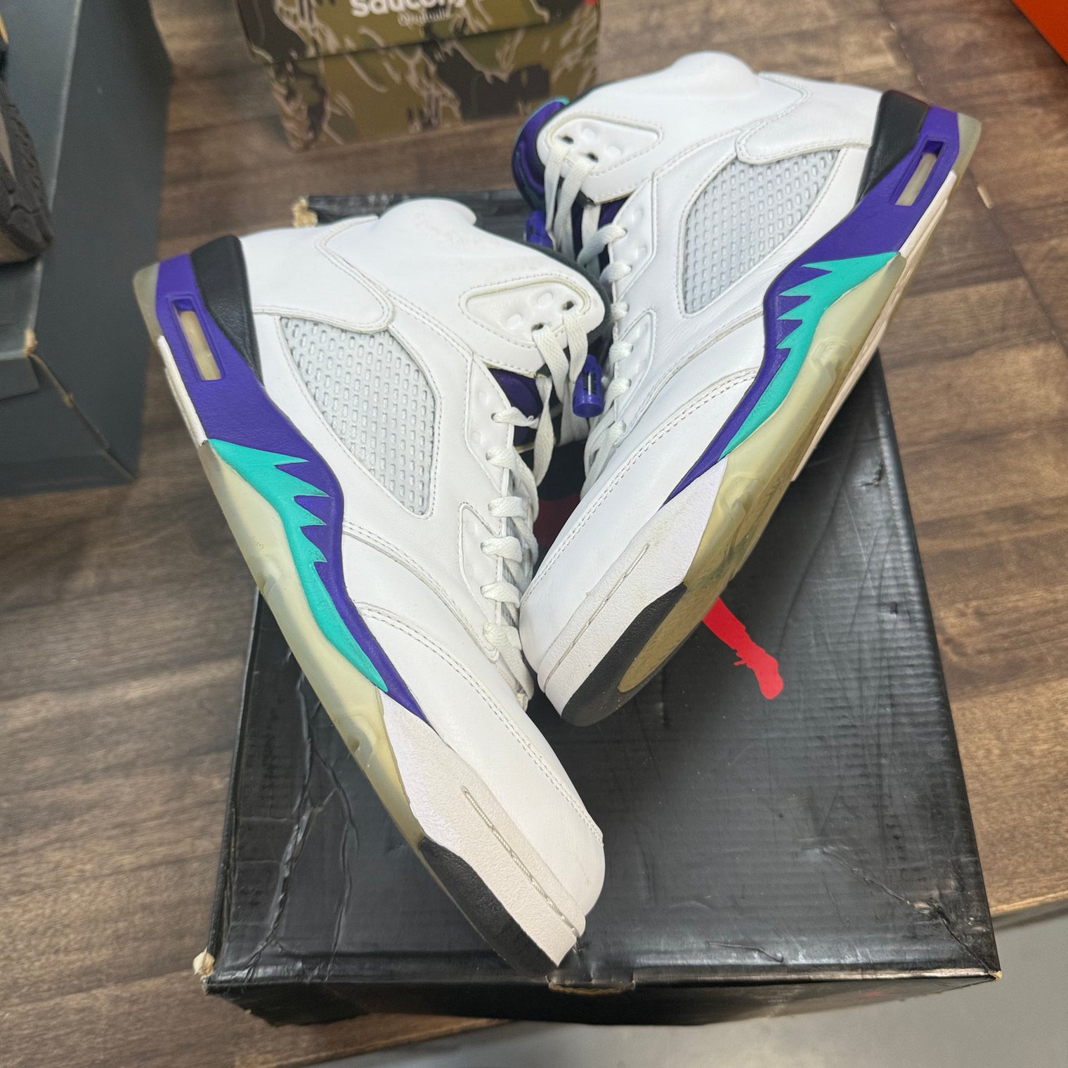 Grape Fresh Prince Jordan 5 Retro (Used)