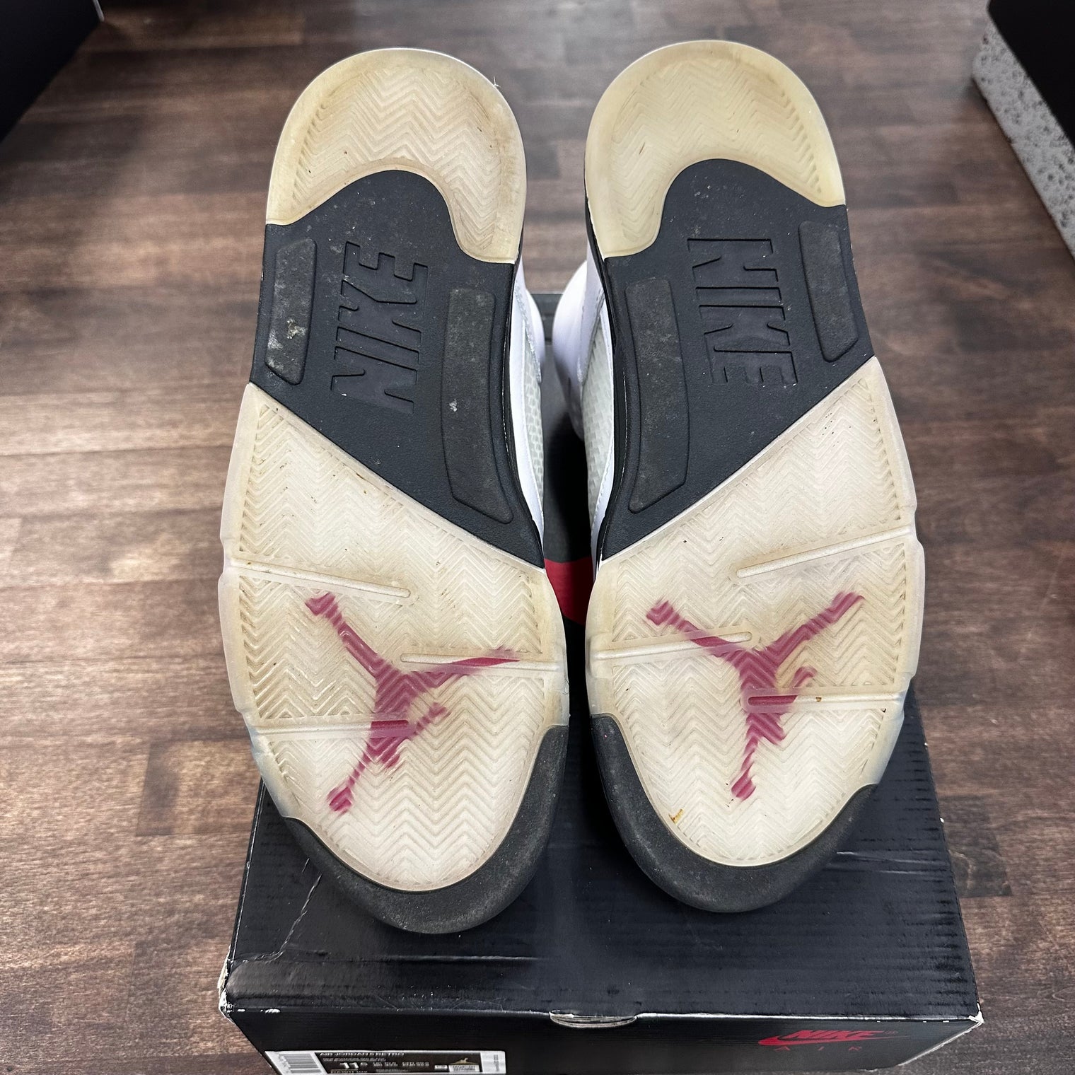 Fire Red Jordan 5 (USED)