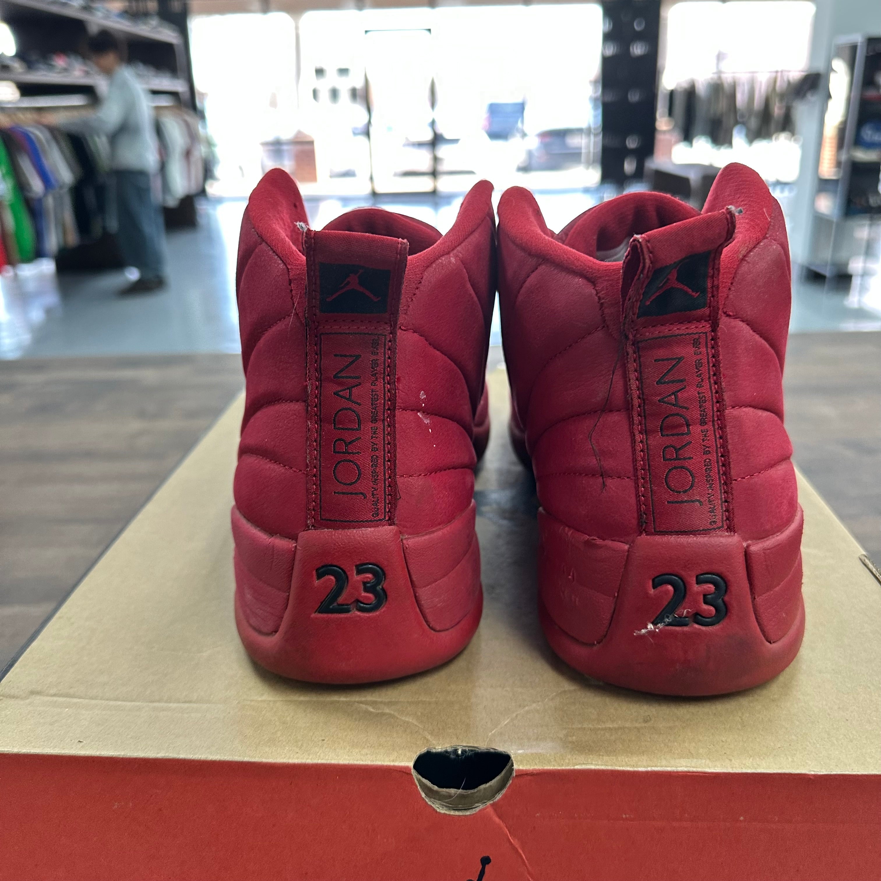 Jordan 12 Retro Gym Red (2018) (US 12) (USED) Size 12 (Pre-Owned) - Image 4
