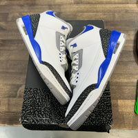 Racer Blue Jordan 3 Retro (USED)