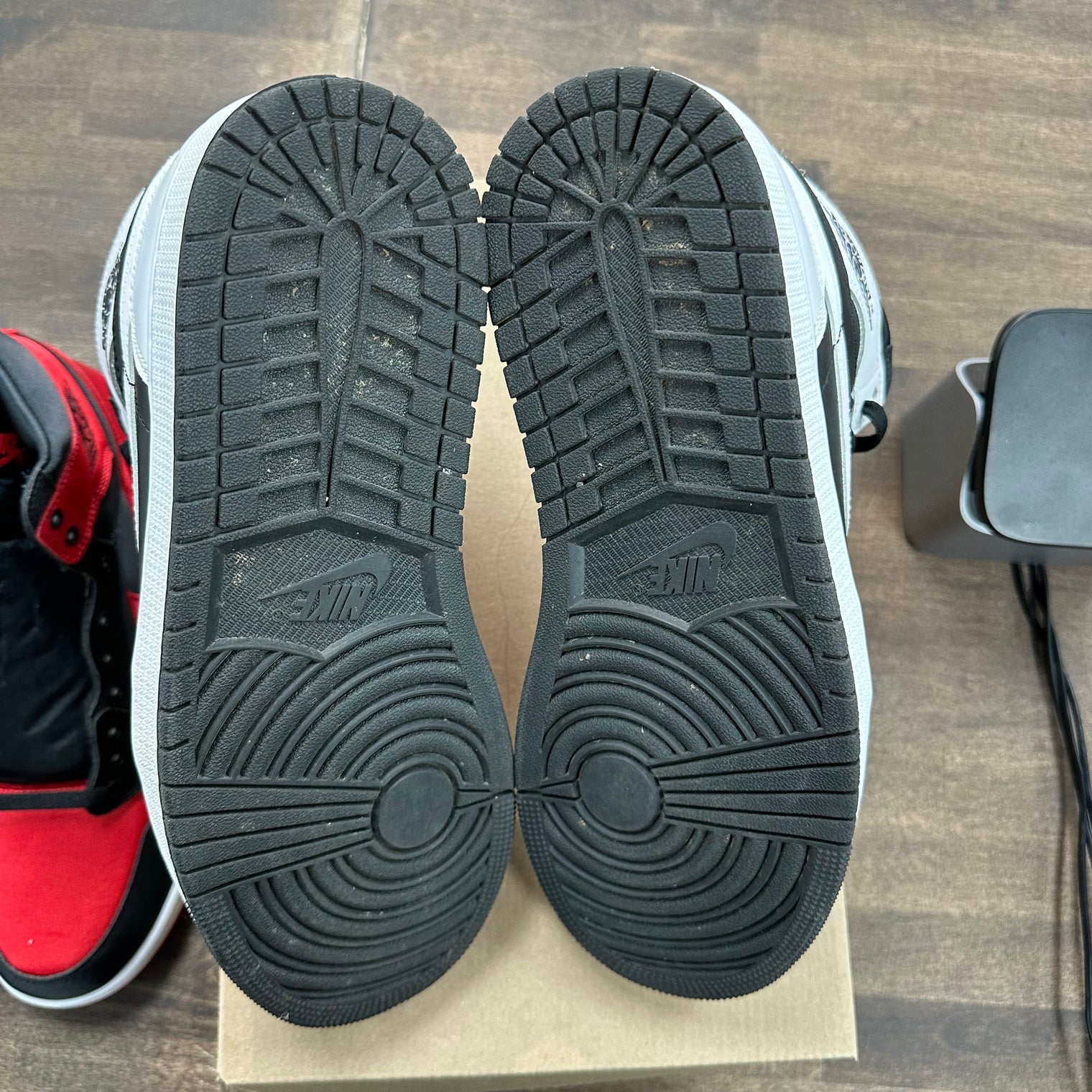 Black White Jordan 1 High OG (USED, No Box)