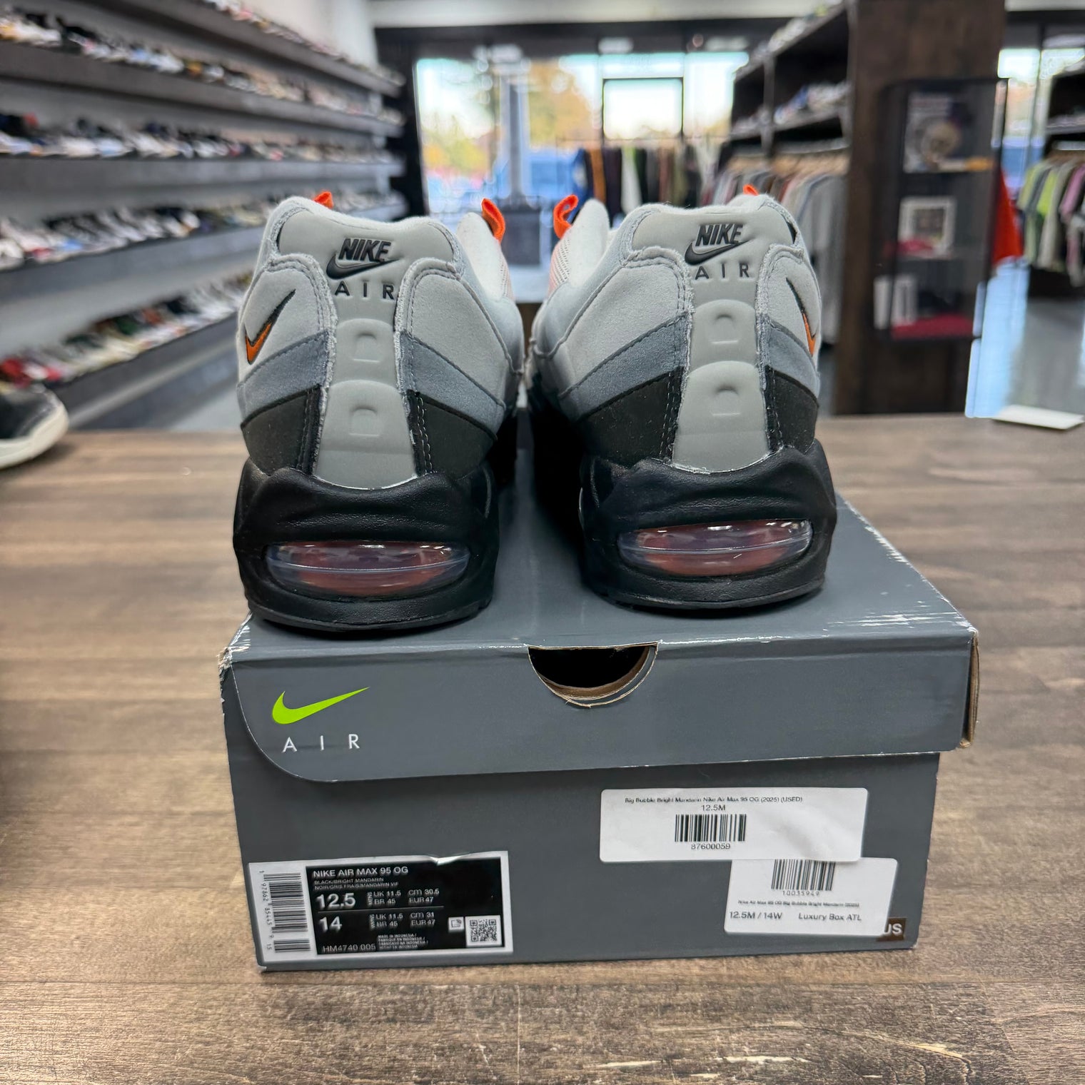 Big Bubble Bright Mandarin Nike Air Max 95 OG (2025) (USED)