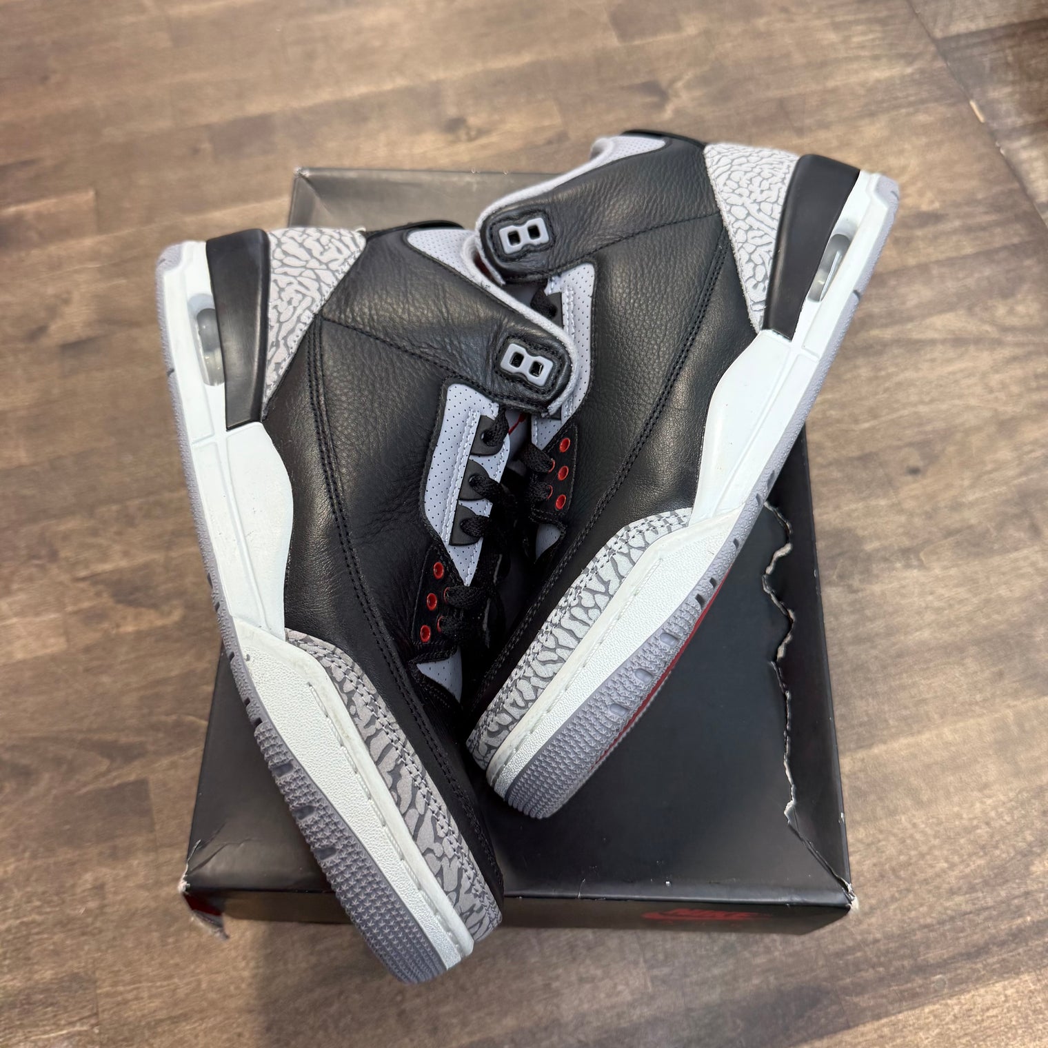 Black Cement Jordan 3 Retro OG (2024) (USED)