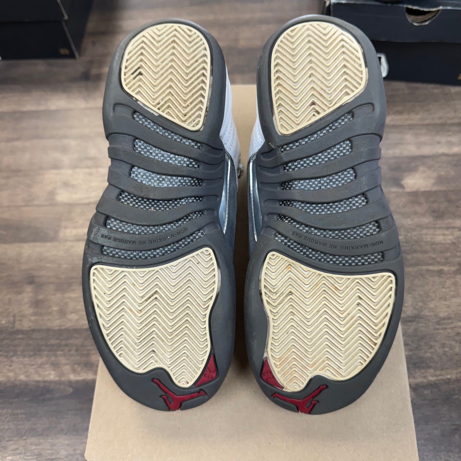 Dark Grey Jordan 12 (GS) (USED, No Box)