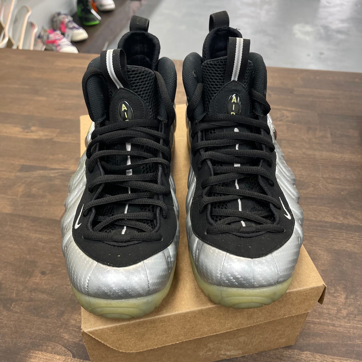 Silver Surfer Foamposite One (USED, no box, no insoles)