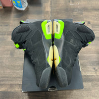 Electro Green Jordan 6 (USED,No Box)