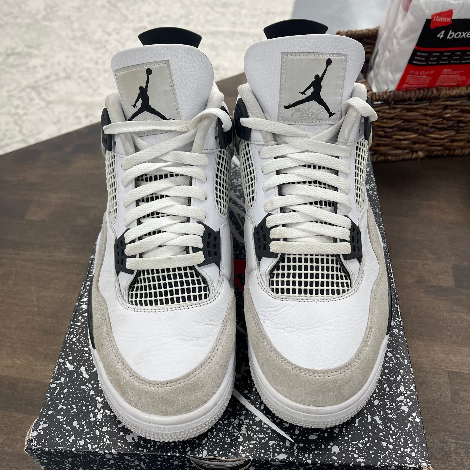 Military Black Jordan 4 (USED)