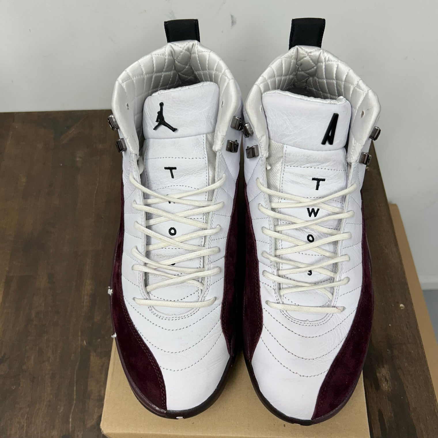 A Ma Maniere White Jordan 12 (W) (USED, No Box)