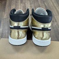 Patent Gold Jordan 1 Mid (USED)