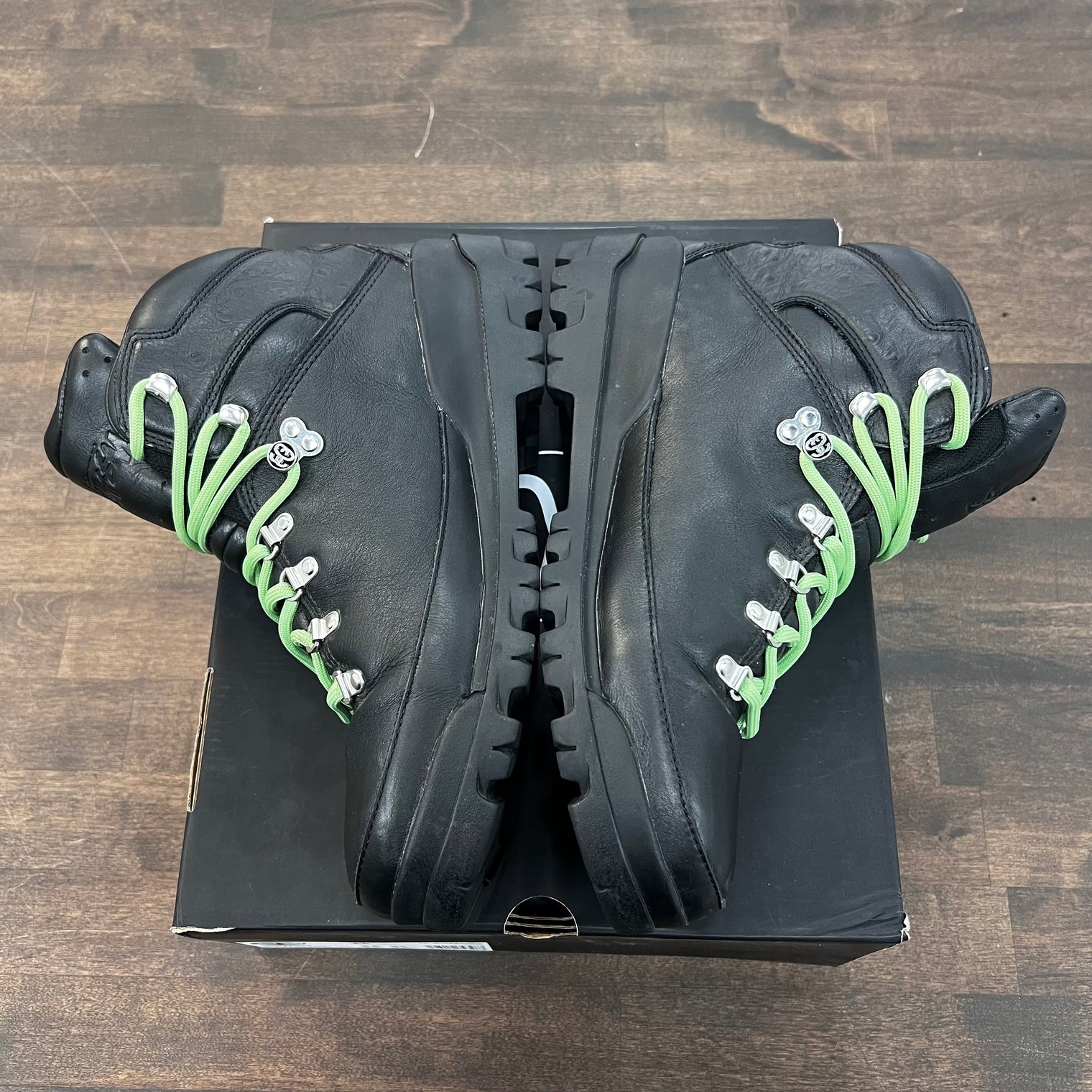 Stussy Black Timberland World Hiker Boot (USED)