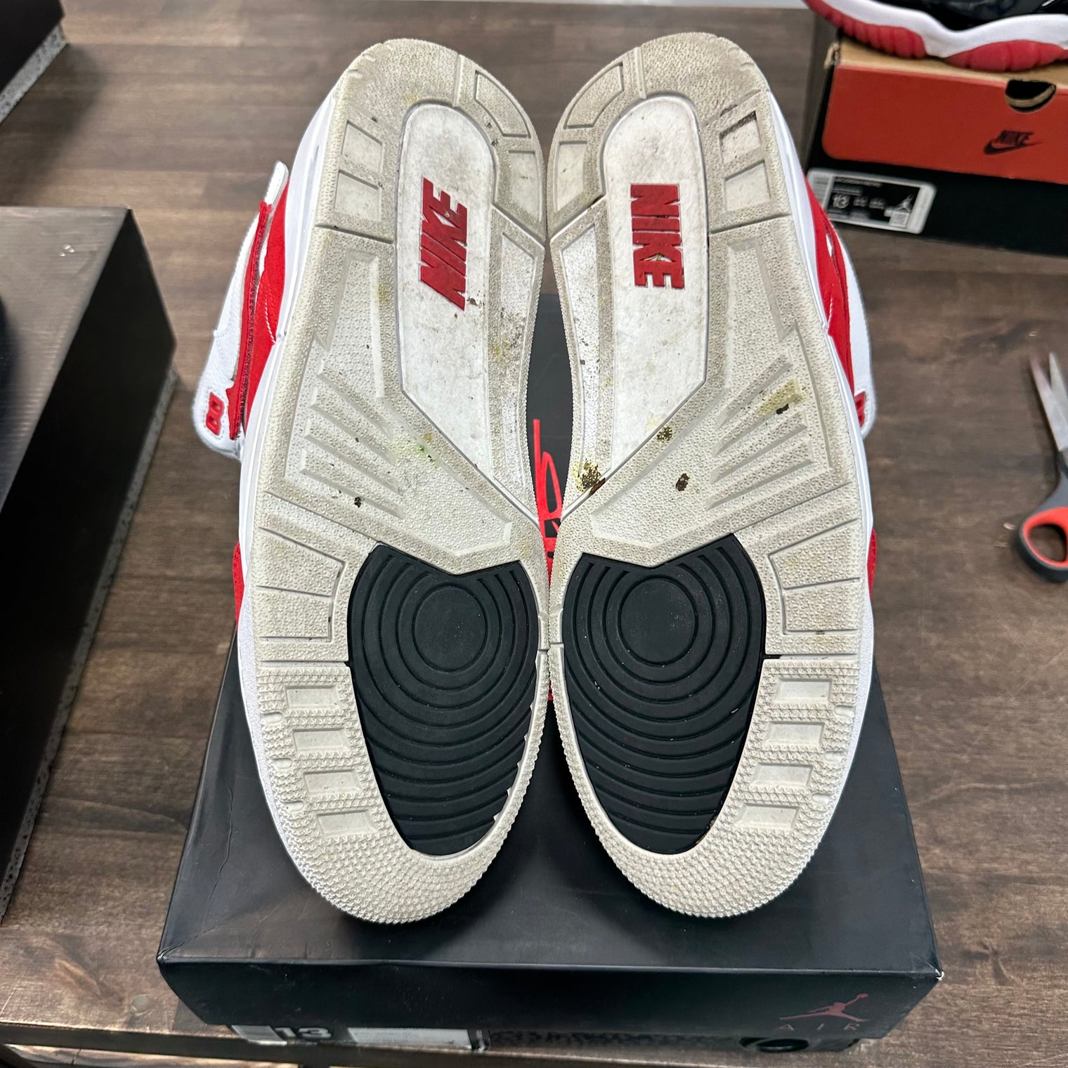 Tinker University Red Jordan 3 (USED)