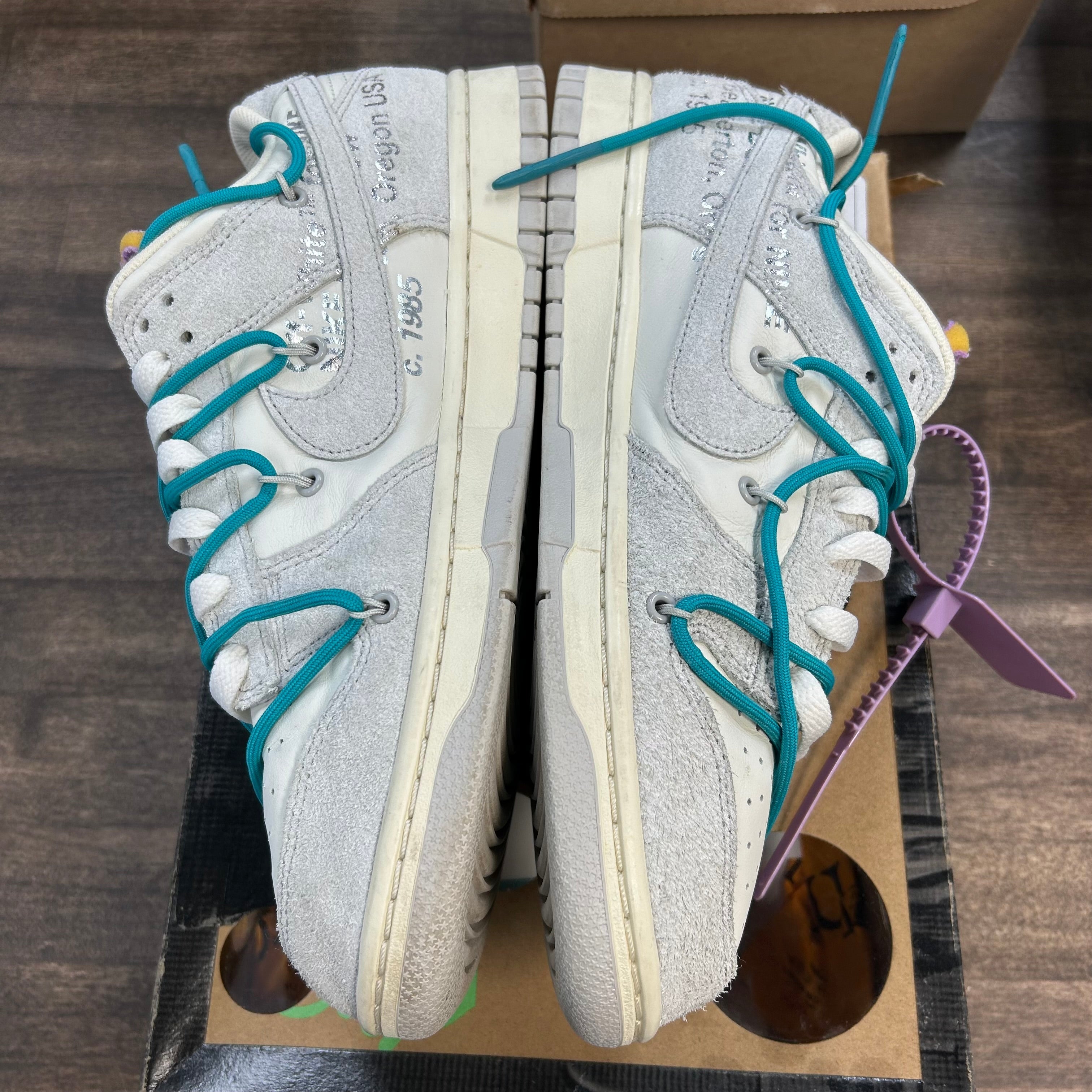 Nike Off-White Lot 36 of 50 Dunk Low (USED) Size 10 (Pre-Owned) - Image 3