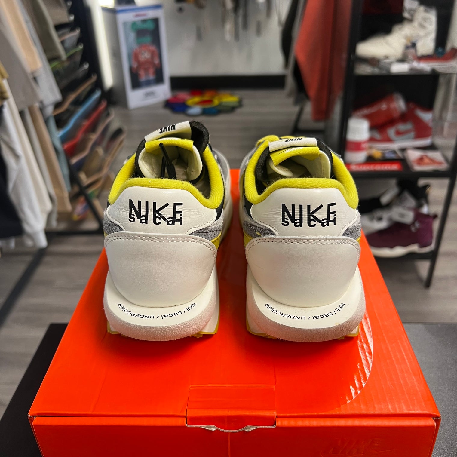 Nike LD Waffle Sacai Undercover Black Bright Citron (USED)