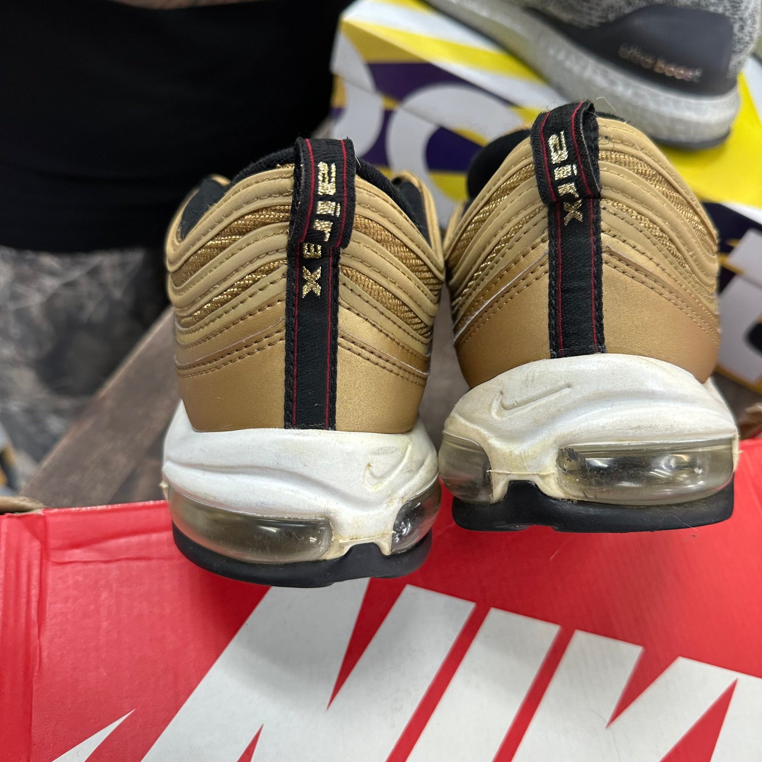 Metallic Gold Air Max 97 (USED)
