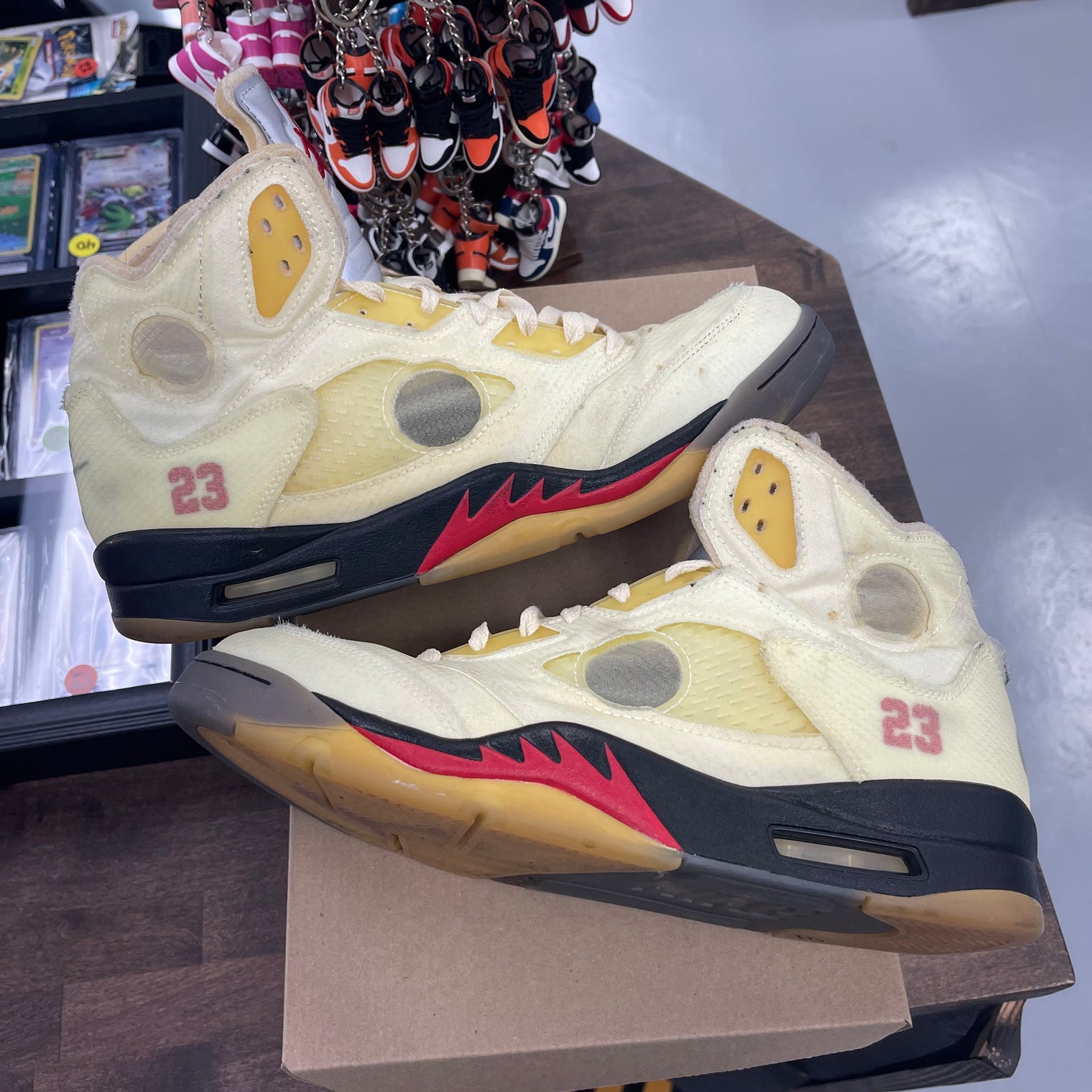 Sail Off-White Jordan 5 (USED, No Box)