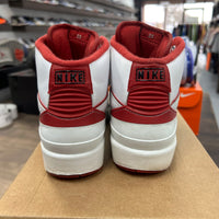 Jordan 2 Retro White Red  (2014) (GS) (USED, No Box)