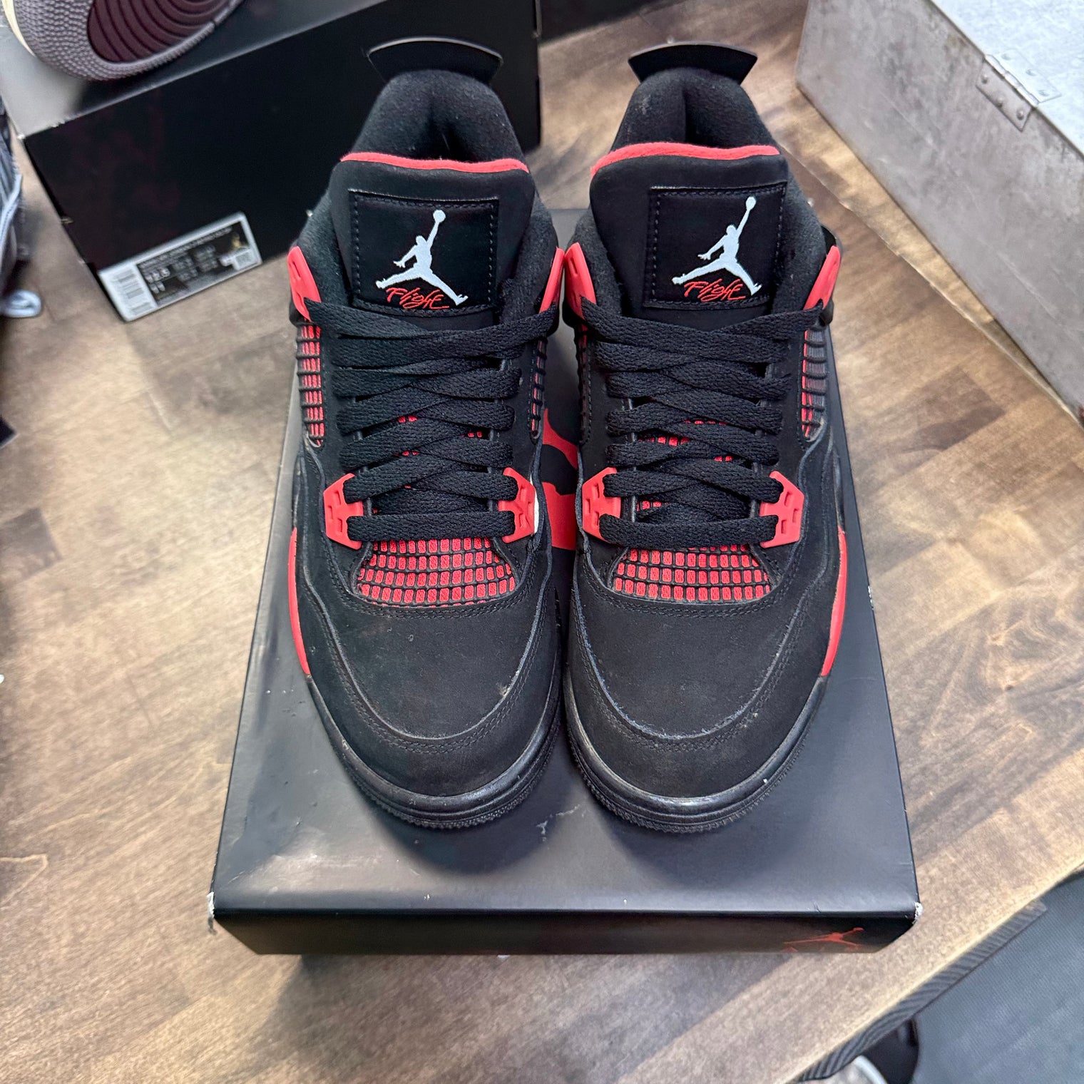 Red Thunder Jordan 4 Retro (GS) (USED)