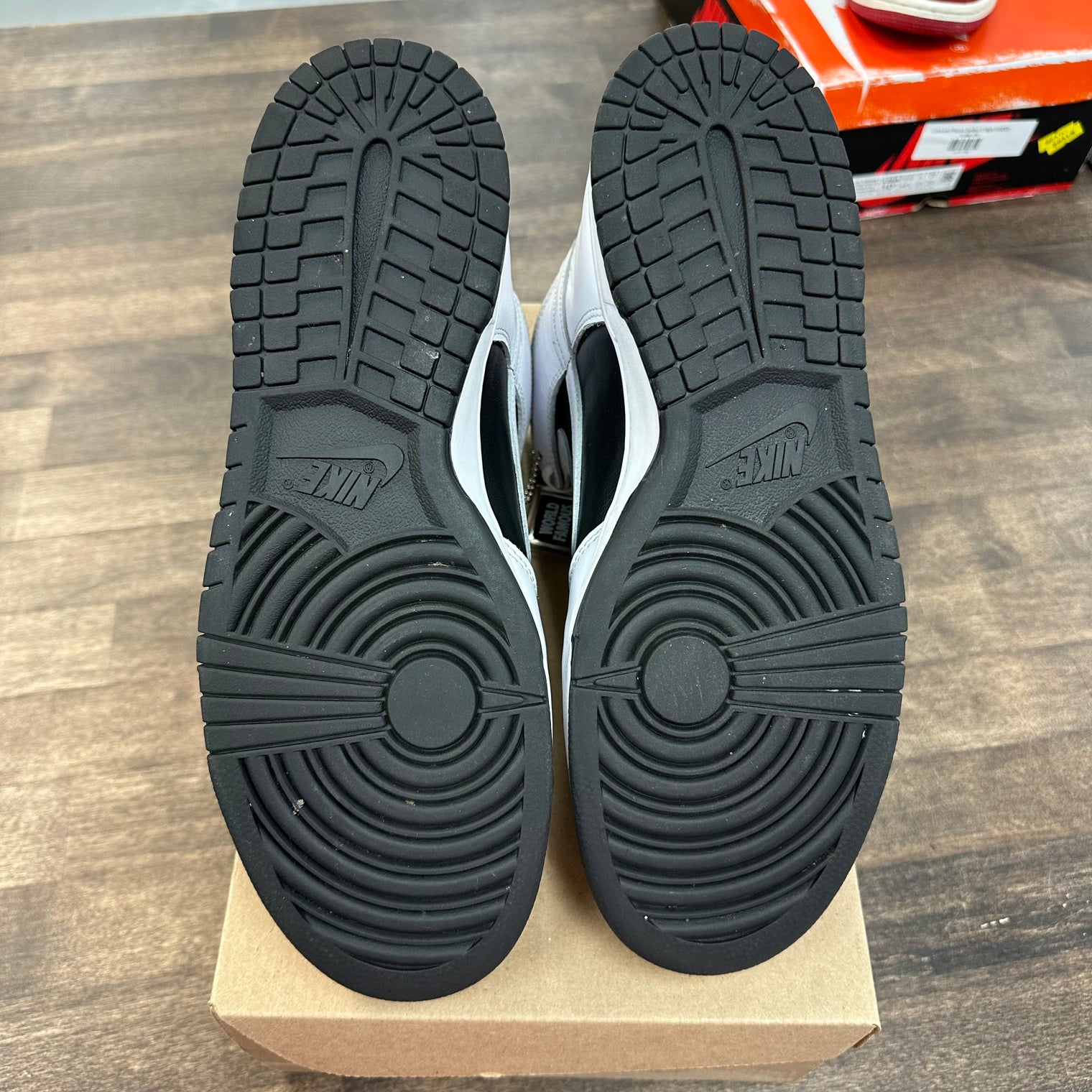 Supreme By Any Means Nike SB Dunk High Black White (USED, No Box)