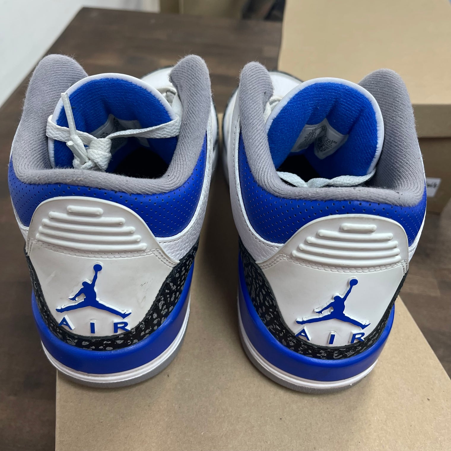 Racer Blue Jordan 3 Retro (USED, No Box)
