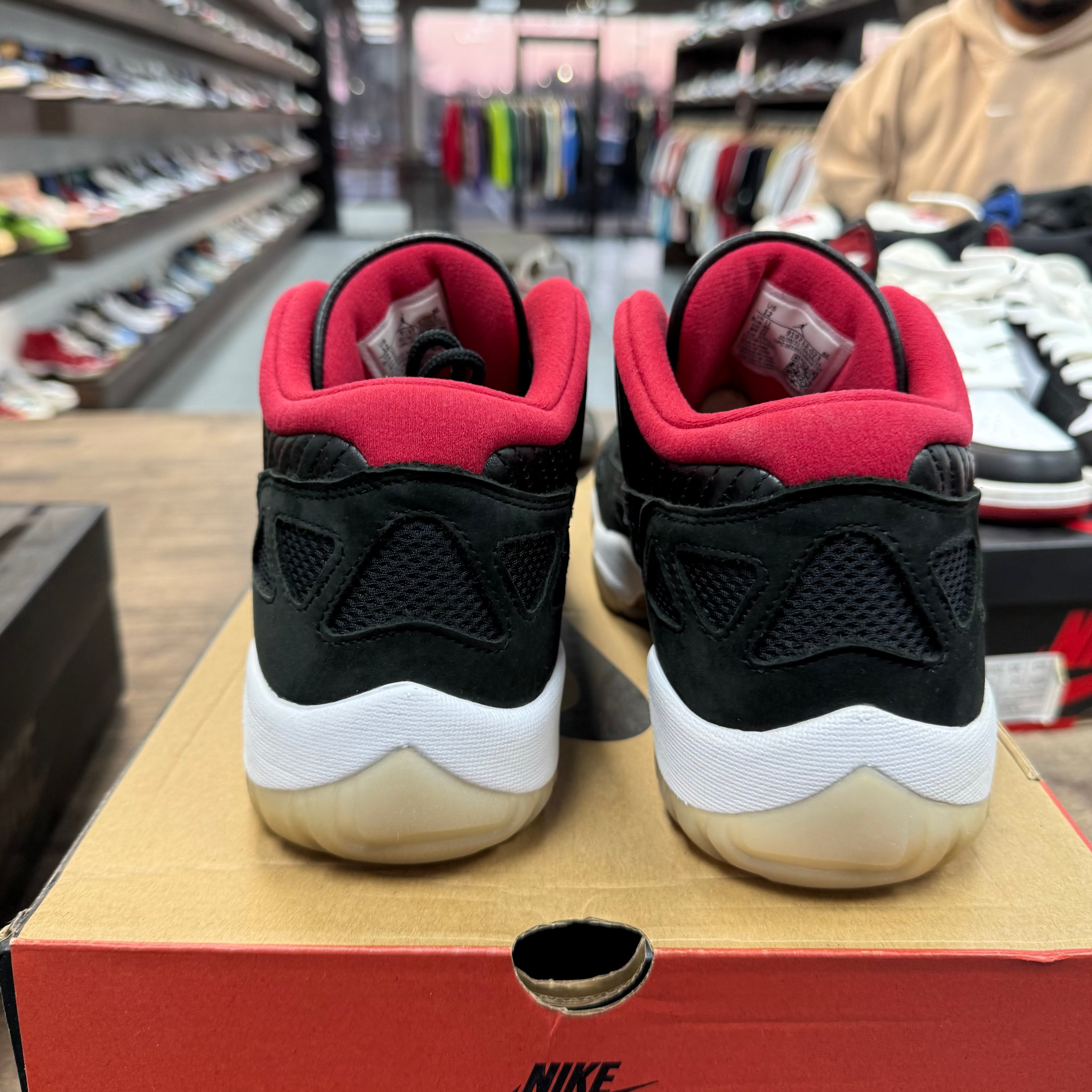 Jordan 11 Retro Low IE Bred (US 12) (USED) Size 12 (Pre-Owned) - Image 4