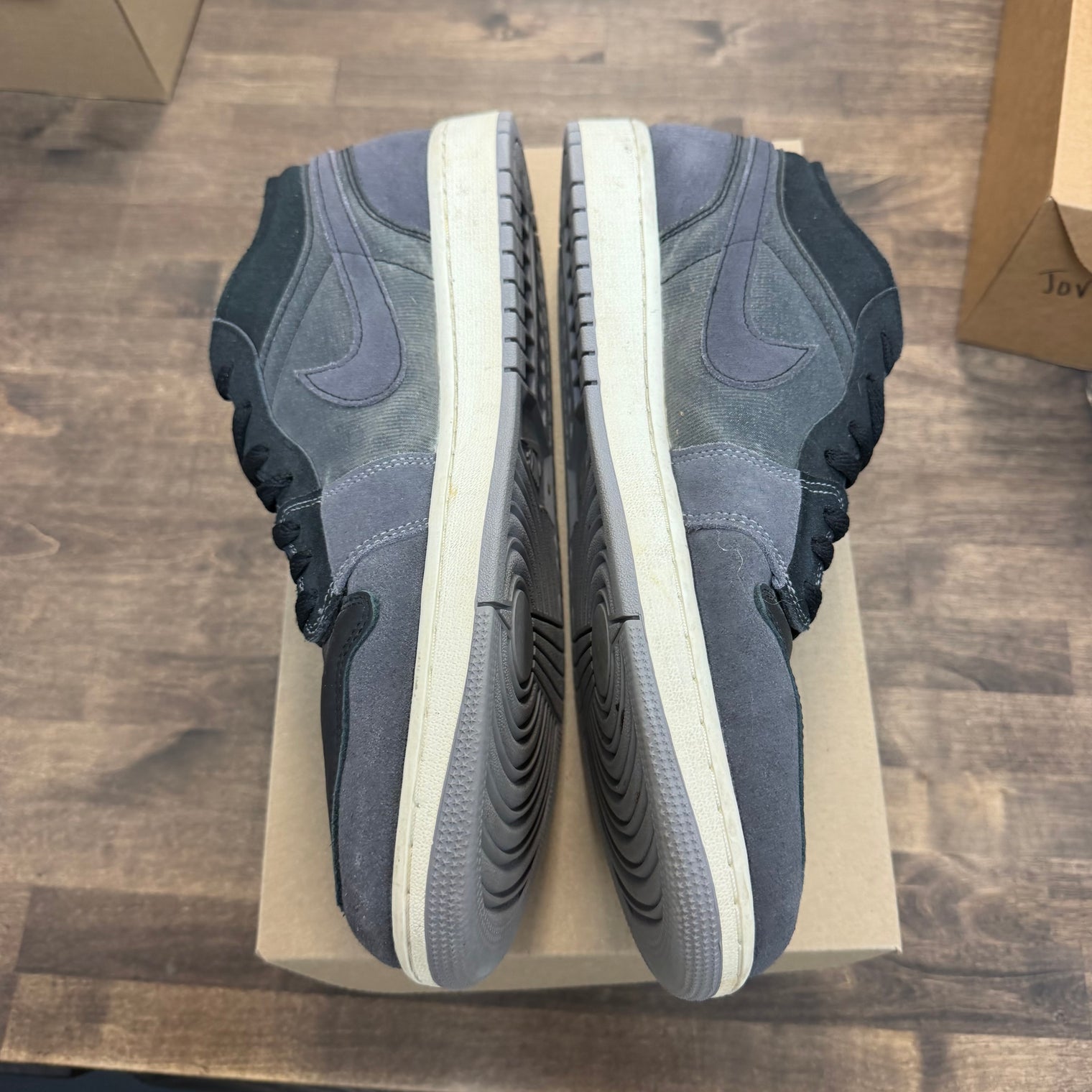 Craft Inside Out Black Jordan 1 Low (USED, No Box)