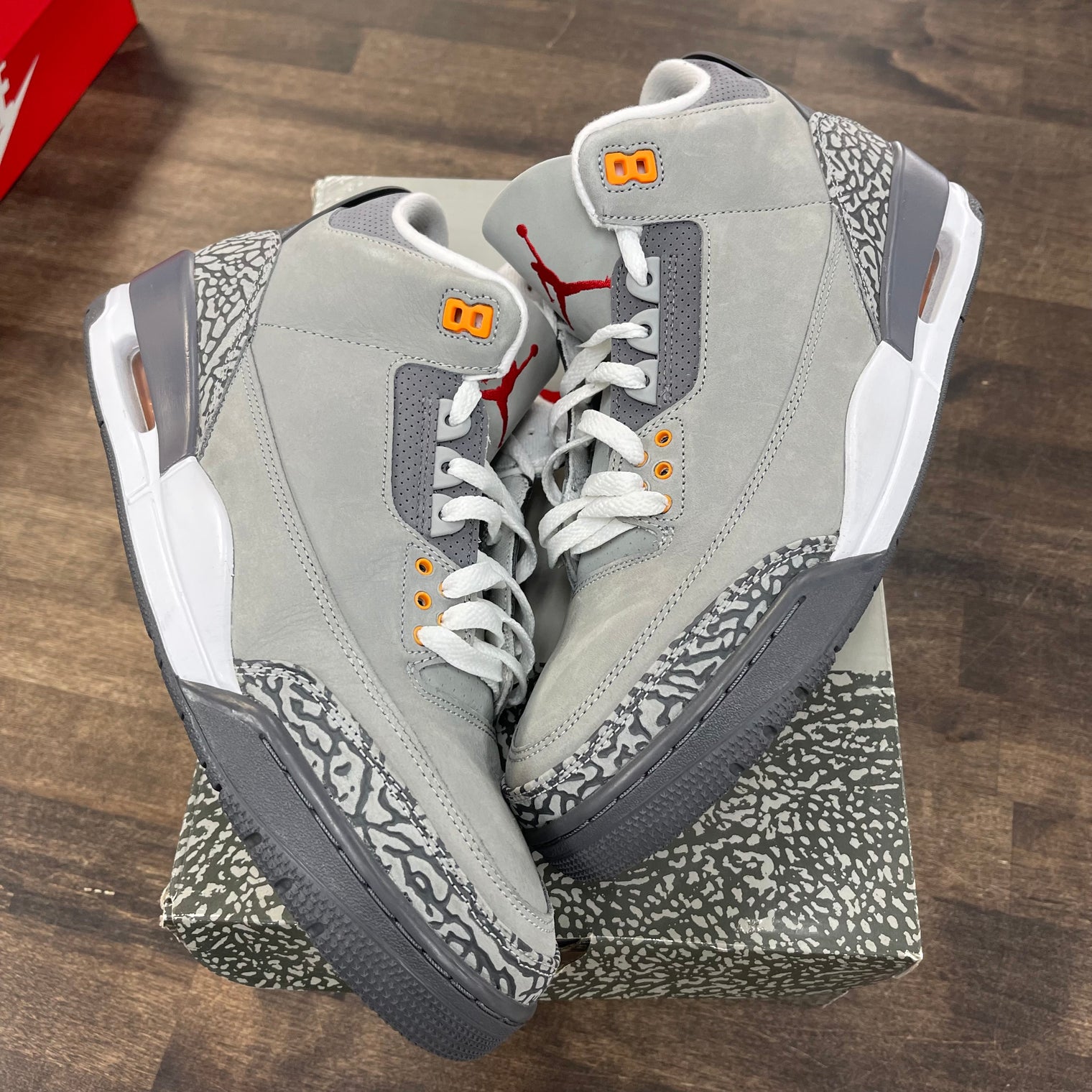 Cool Grey Jordan 3 (USED)
