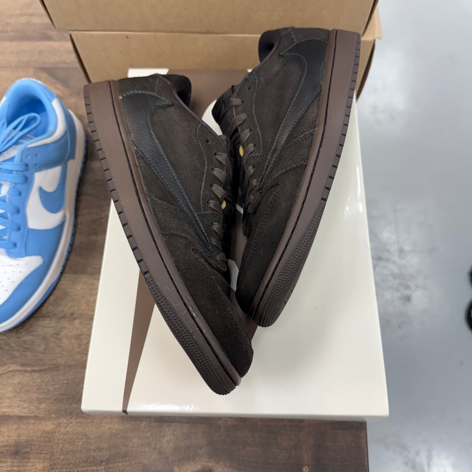 Velvet Brown Travis Scott Jordan 1 Low OG SP (USED)