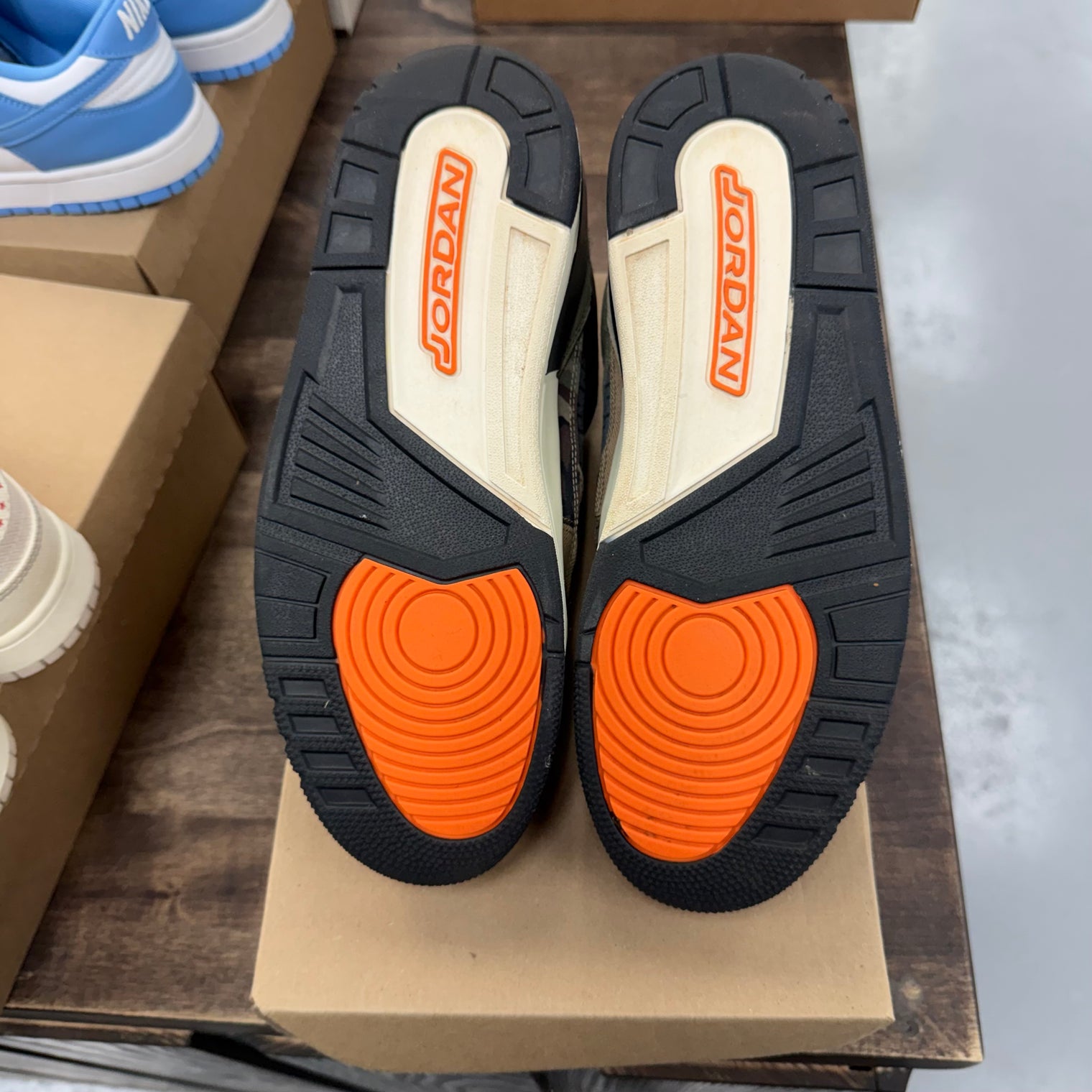 Patchwork Camo Jordan 3 Retro (USED, No Box)