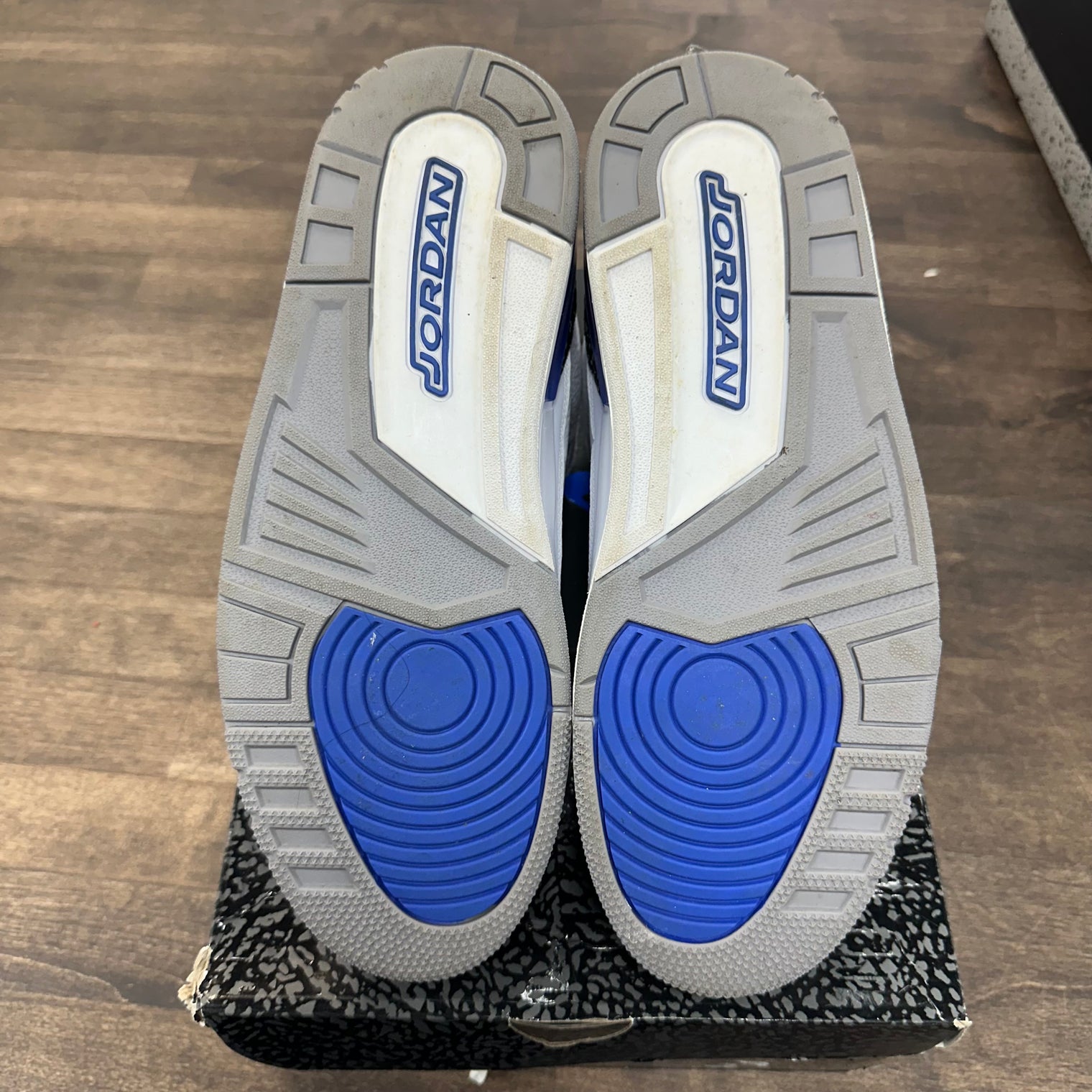 Racer Blue Jordan 3 (USED)