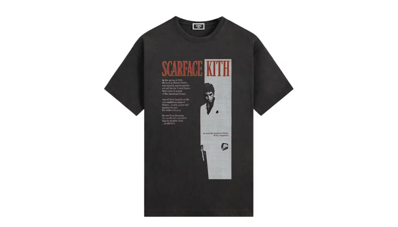 Kith Scarface Film Poster Vintage Tee Black