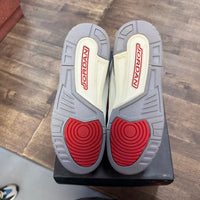 White Cement Reimagined Jordan 3 Retro (GS) (Lightly Worn)