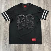 Supreme Faux Croc Football Jersey Black (USED)