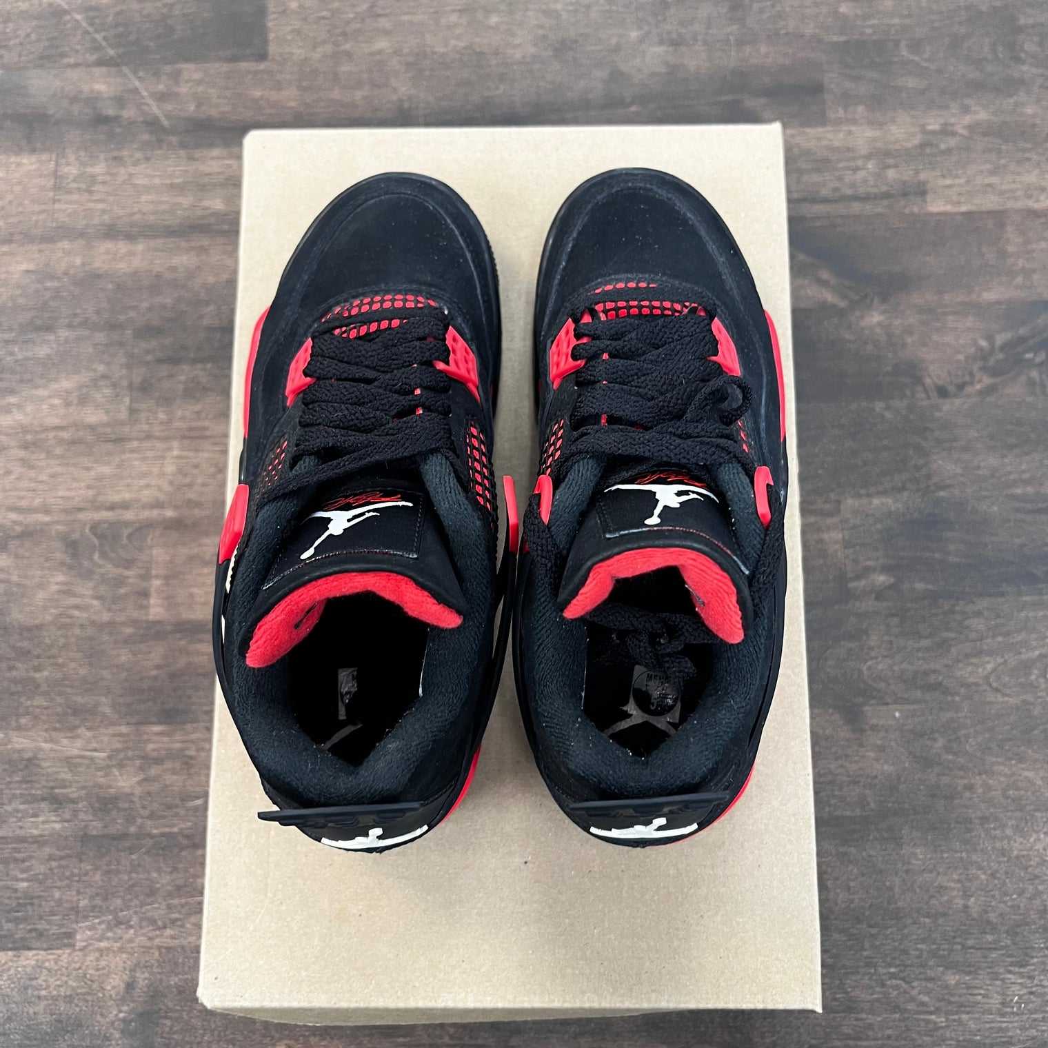 Nike GS Jordan 4 Red Thunder (USED NO BOX)