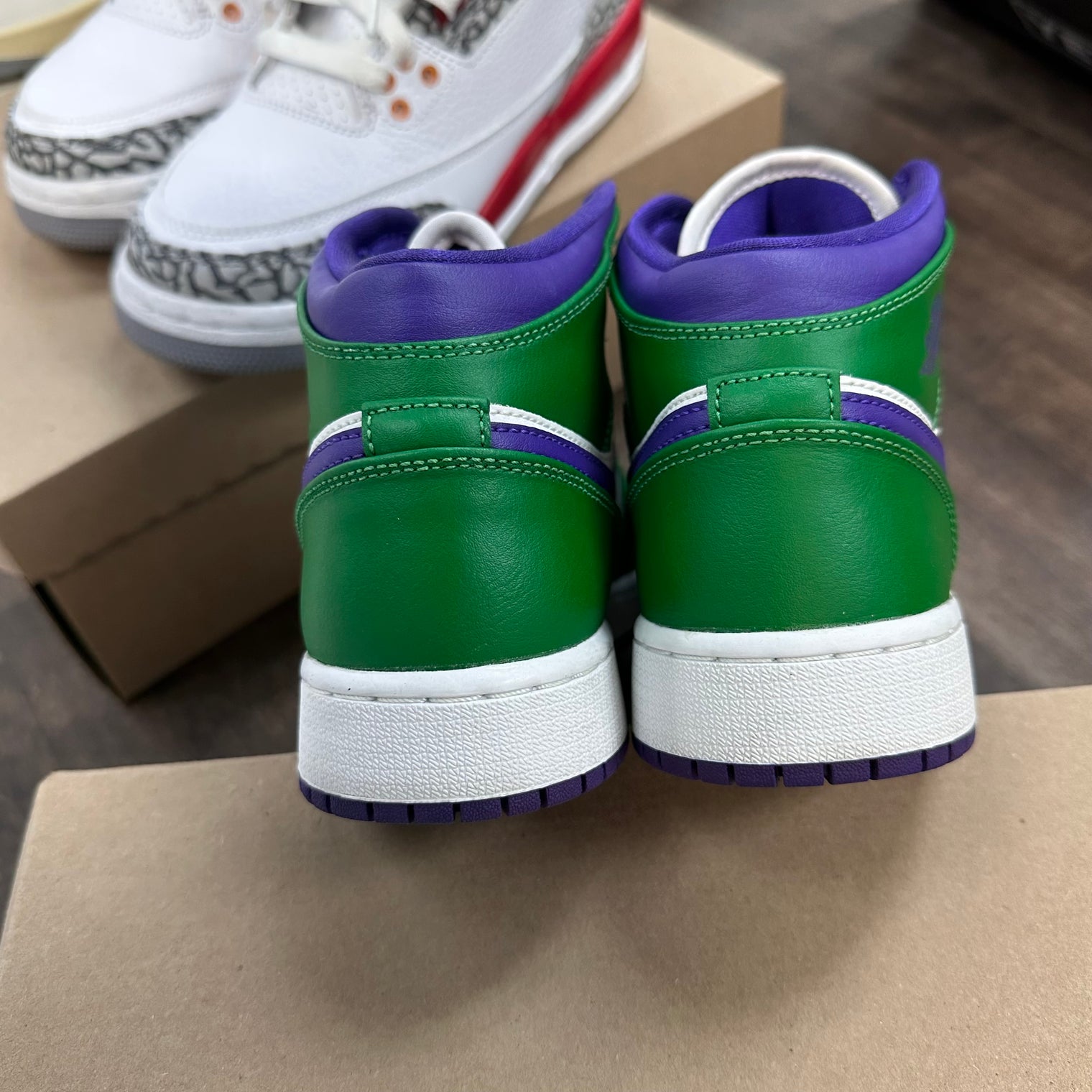 (GS) Hulk Jordan 1 Mid (USED,No Box)