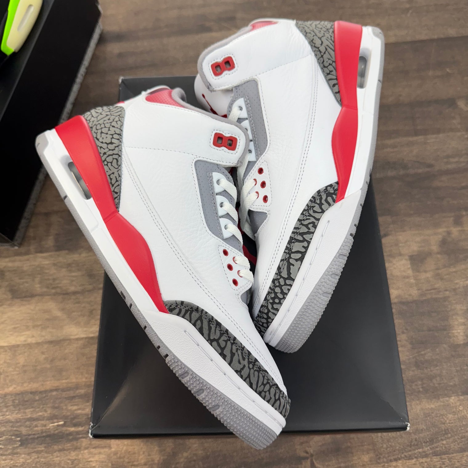 Fire Red Jordan 3 (USED)