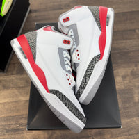 Fire Red Jordan 3 (USED)