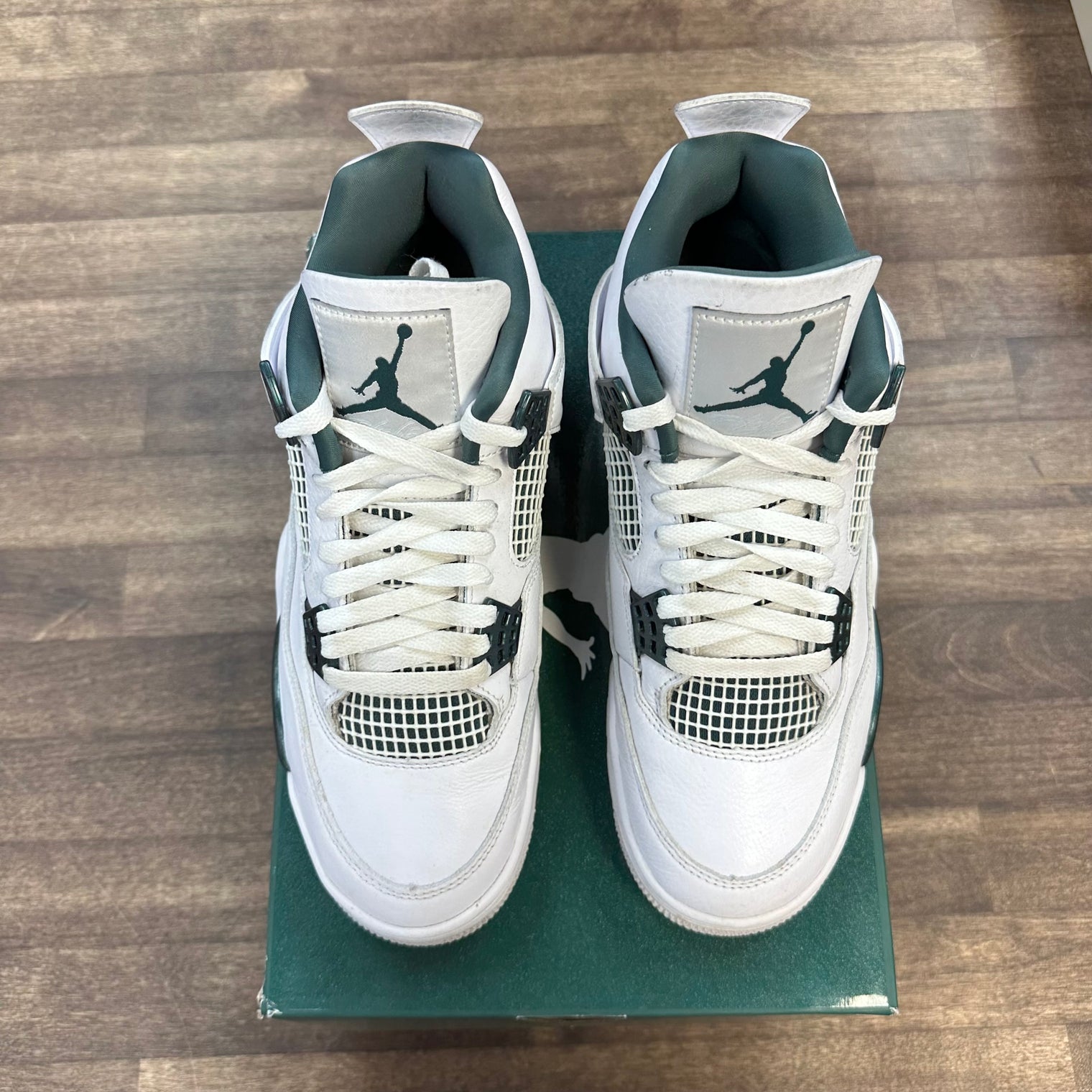 Oxidized Green Jordan 4 Retro (USED)