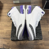 Dark Iris Jordan 3 Retro (Lightly Worn)