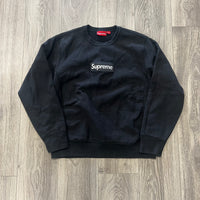 Supreme Black Box Logo Crewneck (USED)