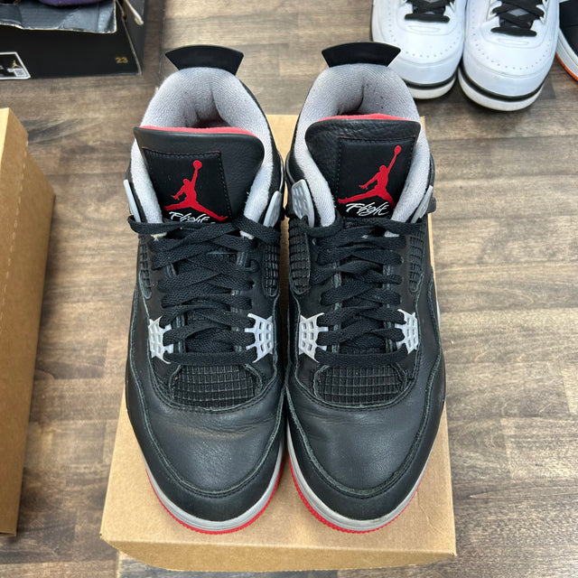 Bred Reimagined Jordan 4 Retro (USED, No Box)
