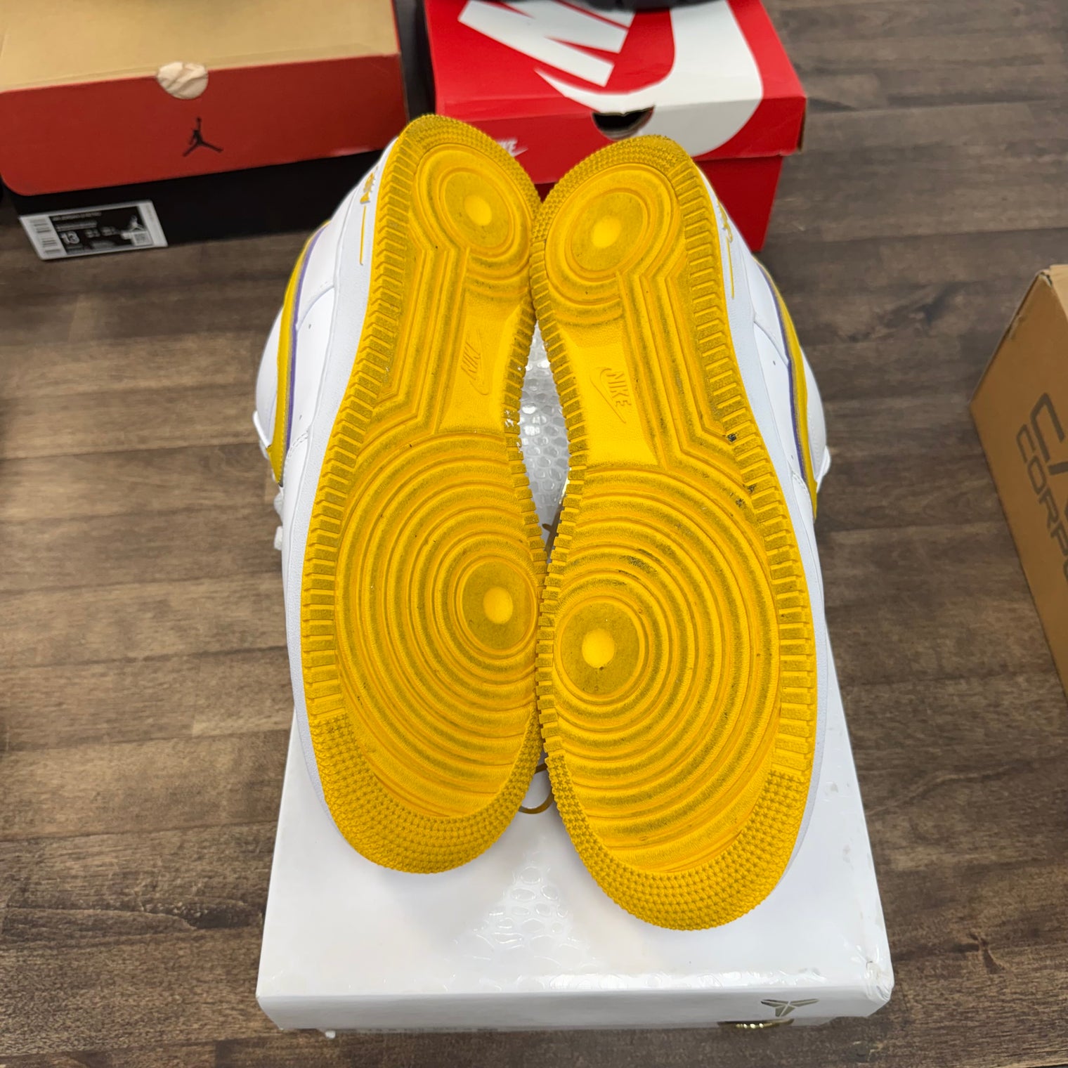 Kobe Bryant Lakers Home Nike Air Force 1 Low Retro QS (USED)