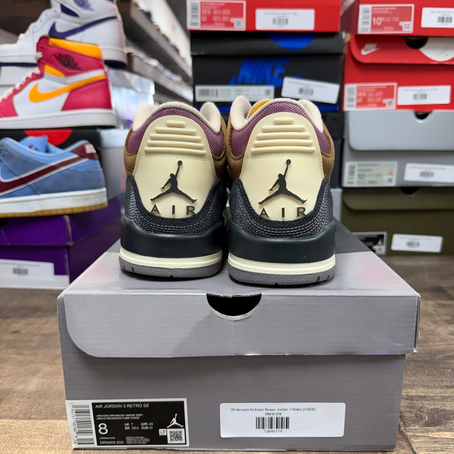 Winterized Archaeo Brown Jordan 3 Retro (USED)