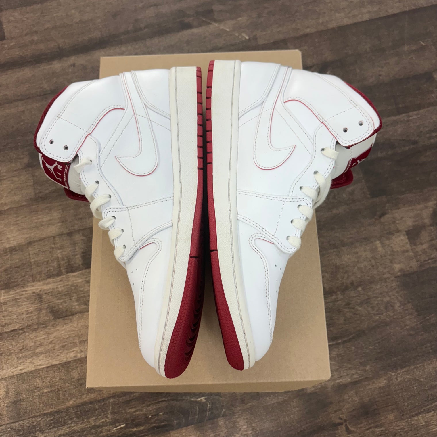 White Gym Red Jordan 1 Mid 2016 (USED, No Box)