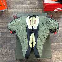 Travis Scott Olive Jordan 6 Retro (USED)