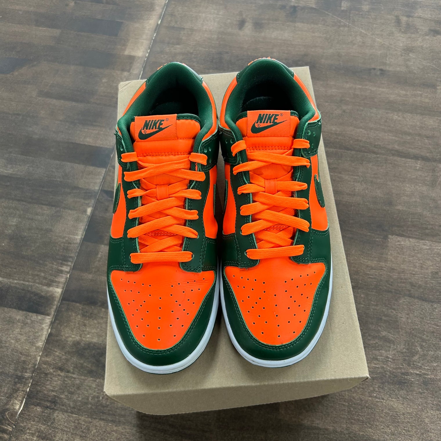 Miami Hurricane Nike Dunk Low (USED, No Box)
