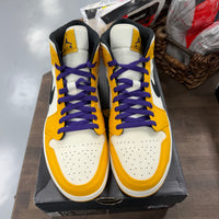 Lakers Jordan 1 Mid SE (USED)